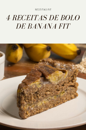 Read more about the article 4 Receitas De Bolo de Banana Fit