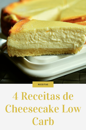 You are currently viewing Receita de Cheesecake Low Carb