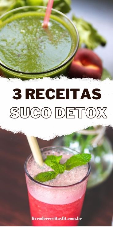 Read more about the article 3 Receitas de Suco Detox