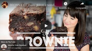 You are currently viewing Brownie Fit Sem Glúten e Sem Lactose