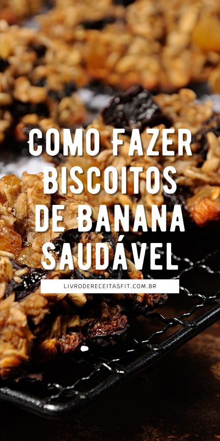 You are currently viewing Como fazer biscoitos de banana saudável – Ficam perfeitos para um lanche