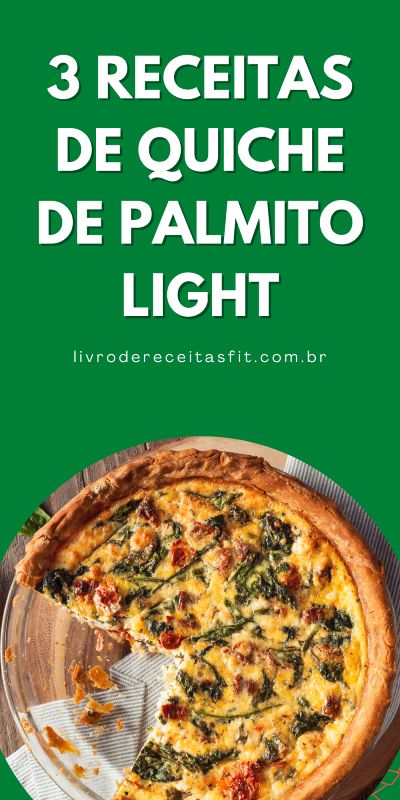 You are currently viewing 3 Receitas de Quiche de Palmito Light