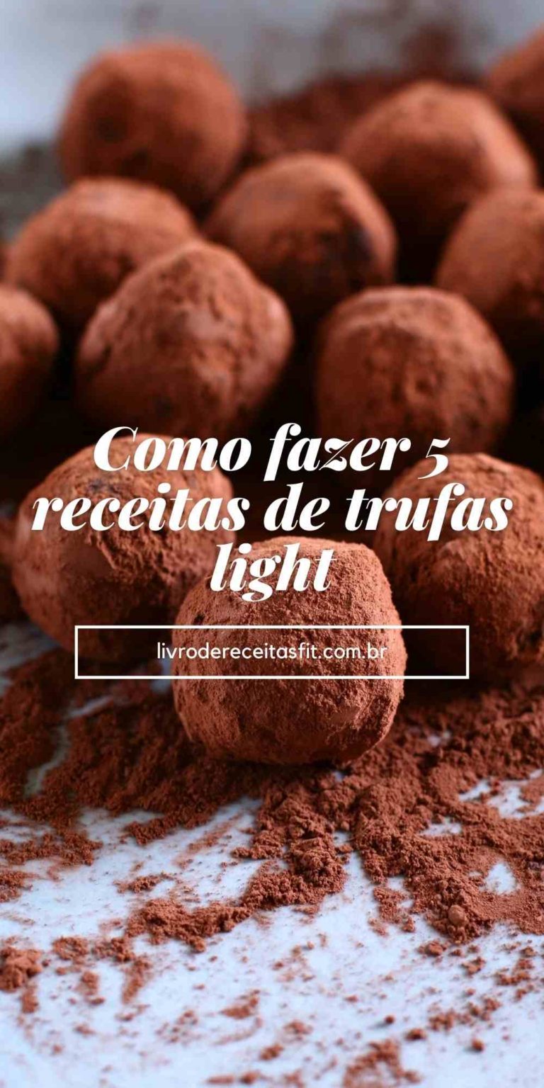 Read more about the article Como fazer trufa light – Receitas para matar a fome por doce na sobremesa