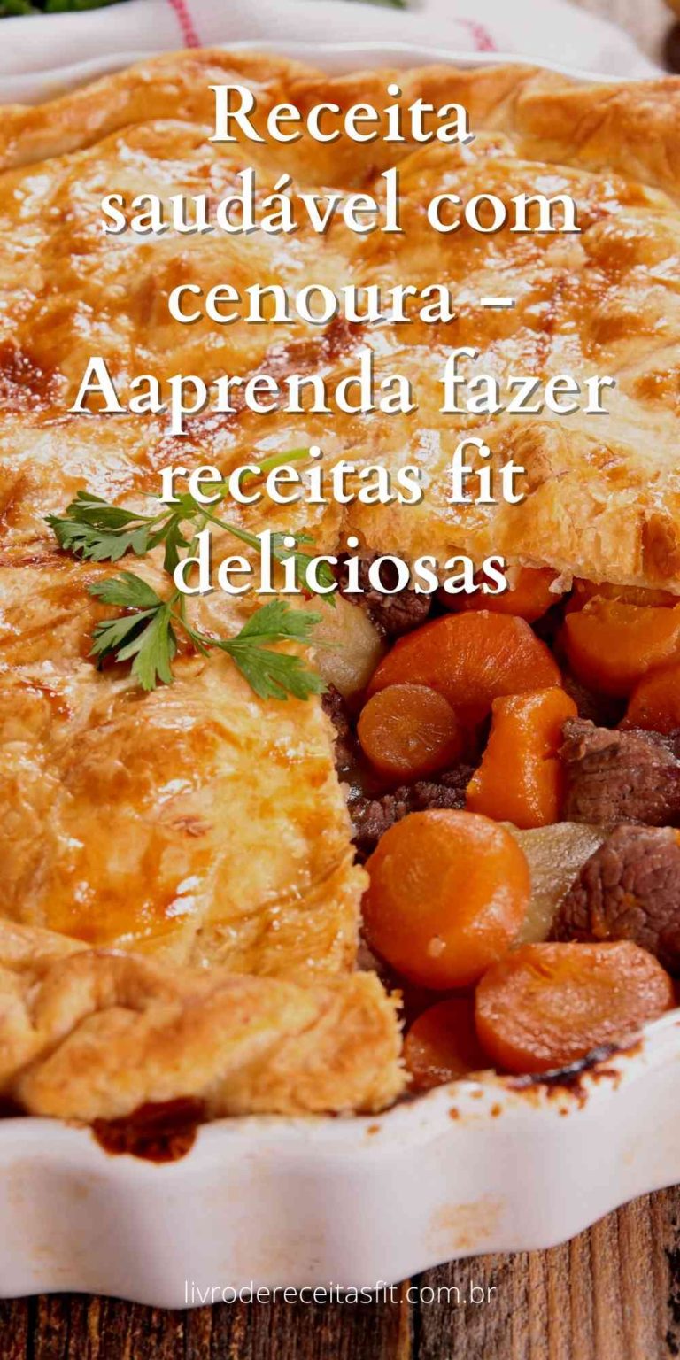 Read more about the article Receita saudável com cenoura – Aaprenda fazer receitas fit deliciosas