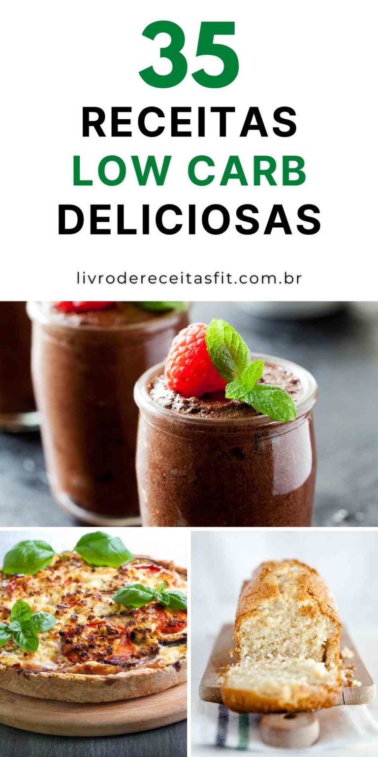 35 Receitas Low Carb Deliciosas Livro De Receitas Fit 