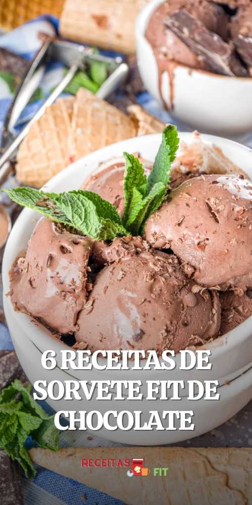 You are currently viewing 6 Receitas de Sorvete Fit de Chocolate