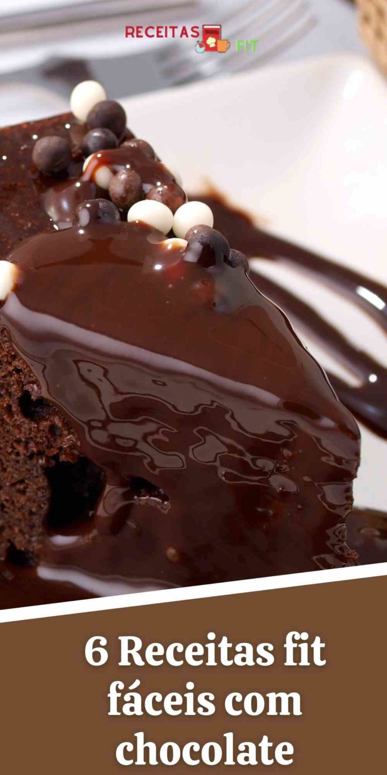Read more about the article Receita low carb com chocolate – 6 Receitas fit fáceis para fazer hoje