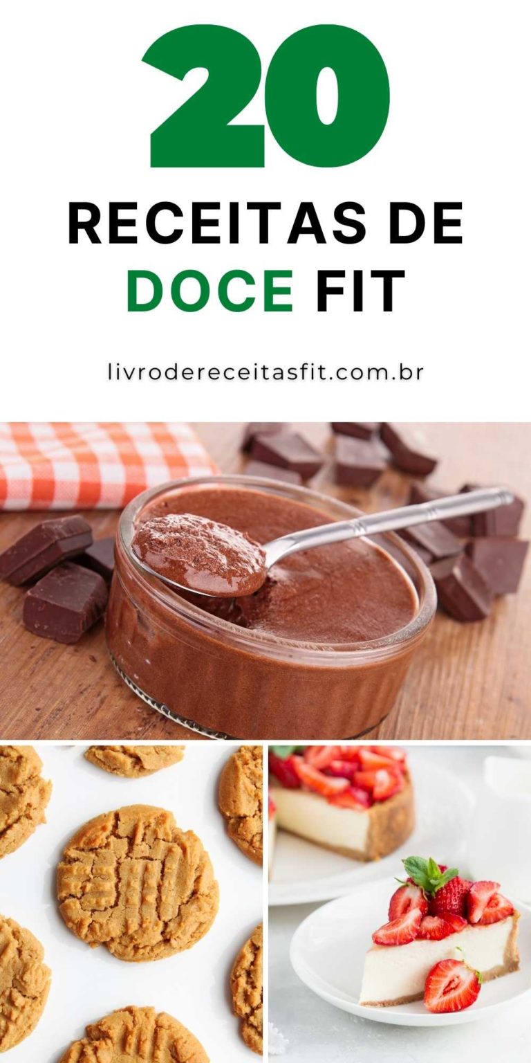 Receitas De Doce Fit Para Ado Ar O Seu Dia Livro De Receitas Fit