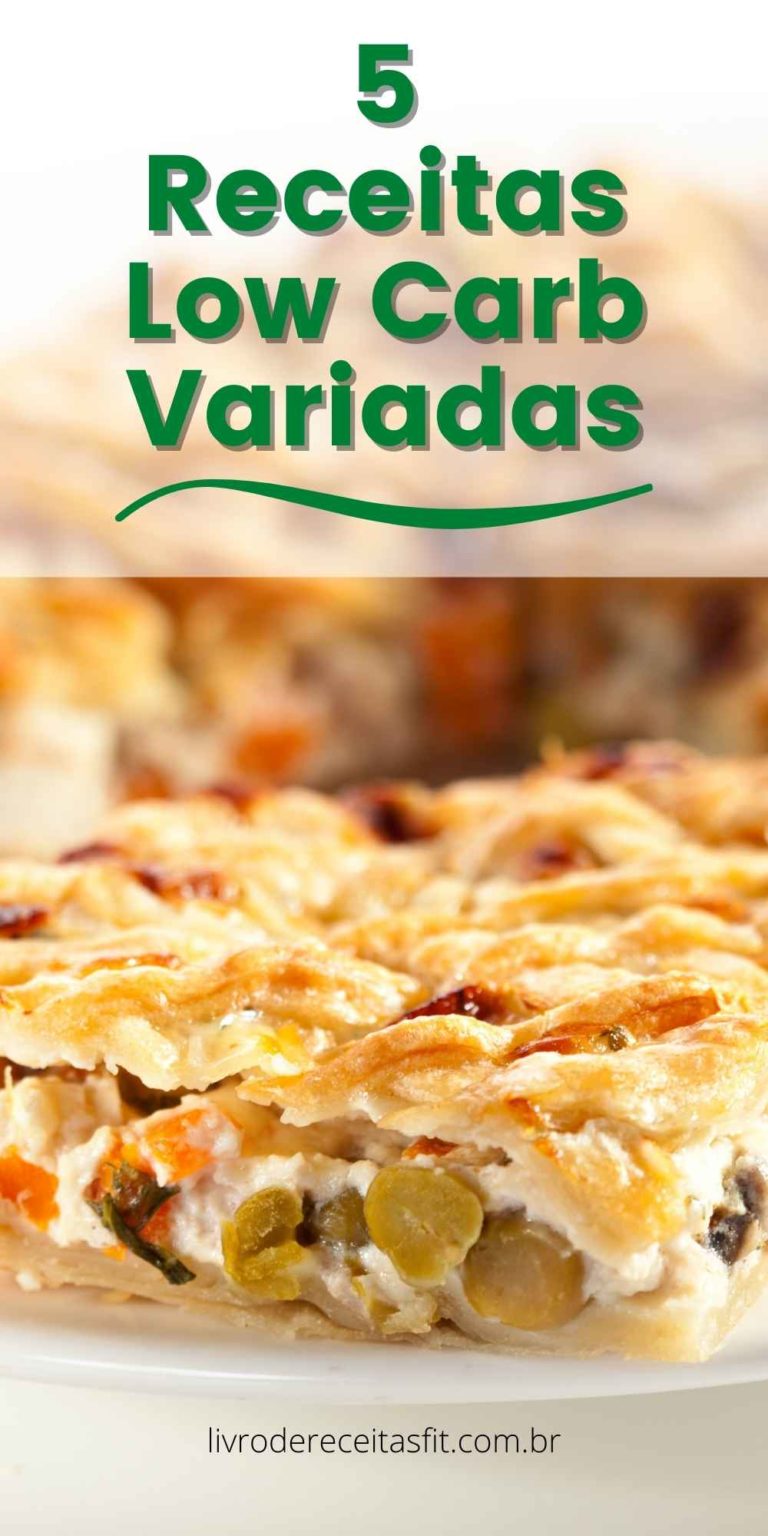 Read more about the article 5 Receitas Low Carb Variadas