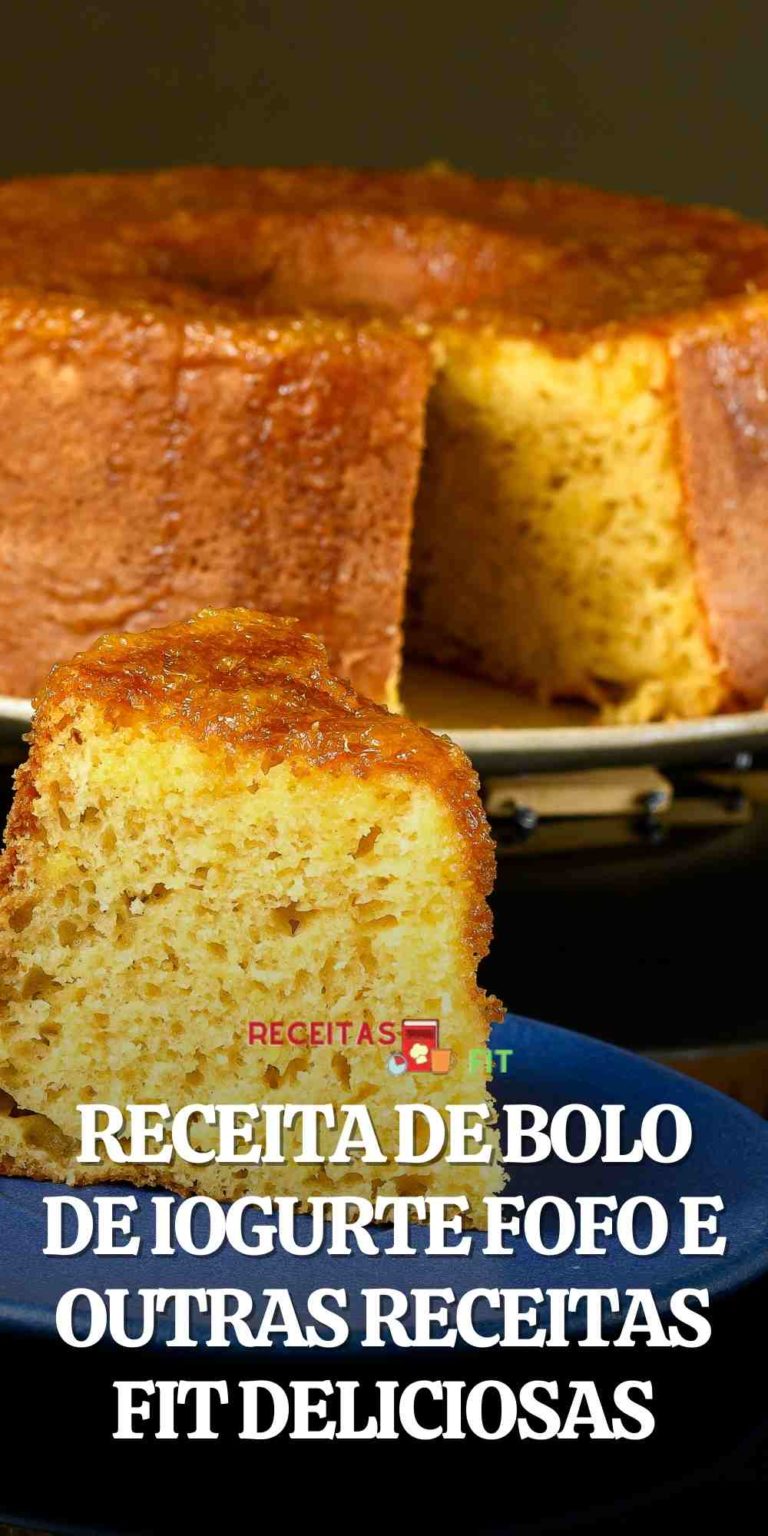 Read more about the article Receita de bolo de iogurte fofo, de chocolate e outras receitas fit deliciosas