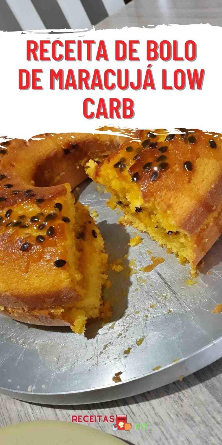 Read more about the article Receita de bolo de maracujá low carb – 7 Receitinhas de lamber os dedos.