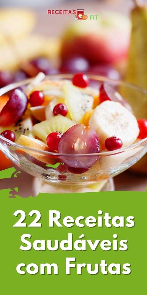 Read more about the article 22 Receitas Saudáveis com Frutas