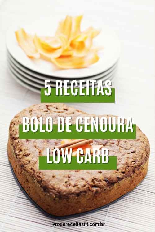 You are currently viewing 5 Receitas de Bolo de Cenoura Low Carb