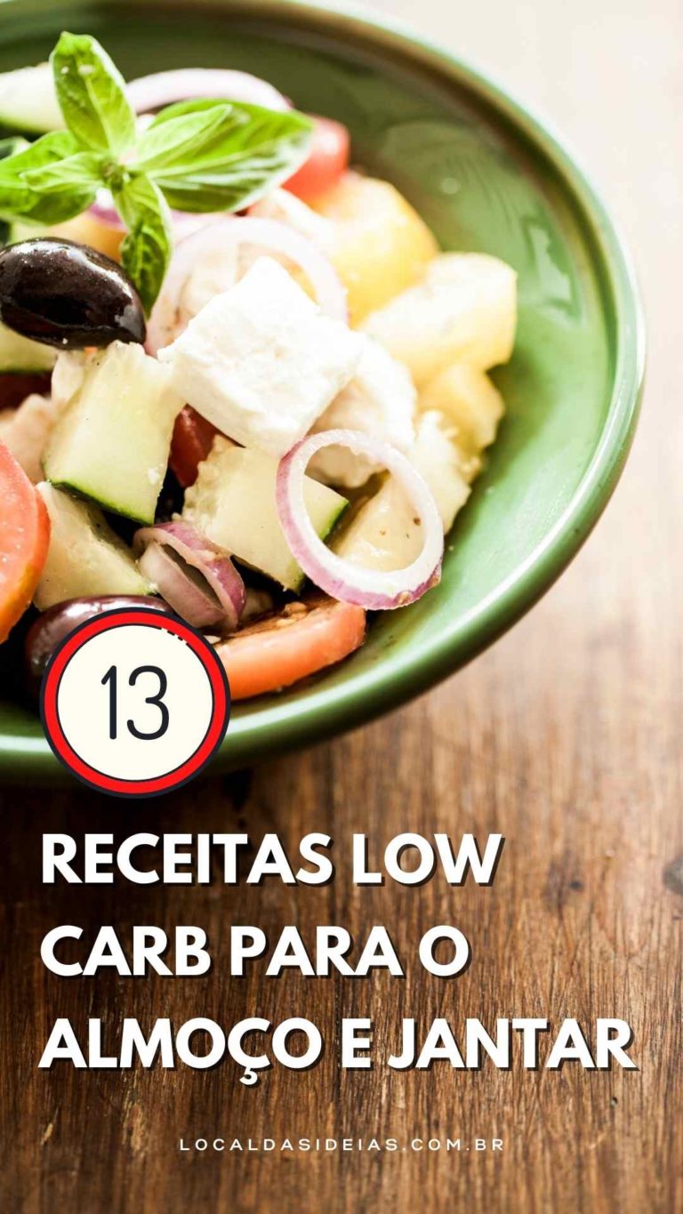 Read more about the article Receitas low carb para o almoço e jantar – Fique em forma comendo bem!