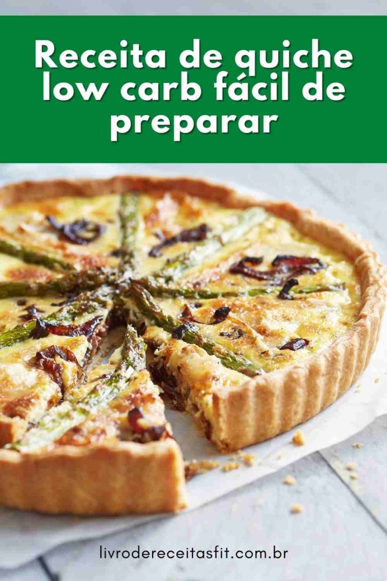 Read more about the article Receita de quiche low carb fácil de preparar