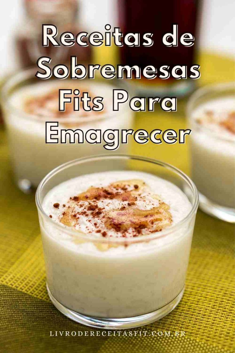 Read more about the article Receitas de Sobremesas Fits Para Emagrecer