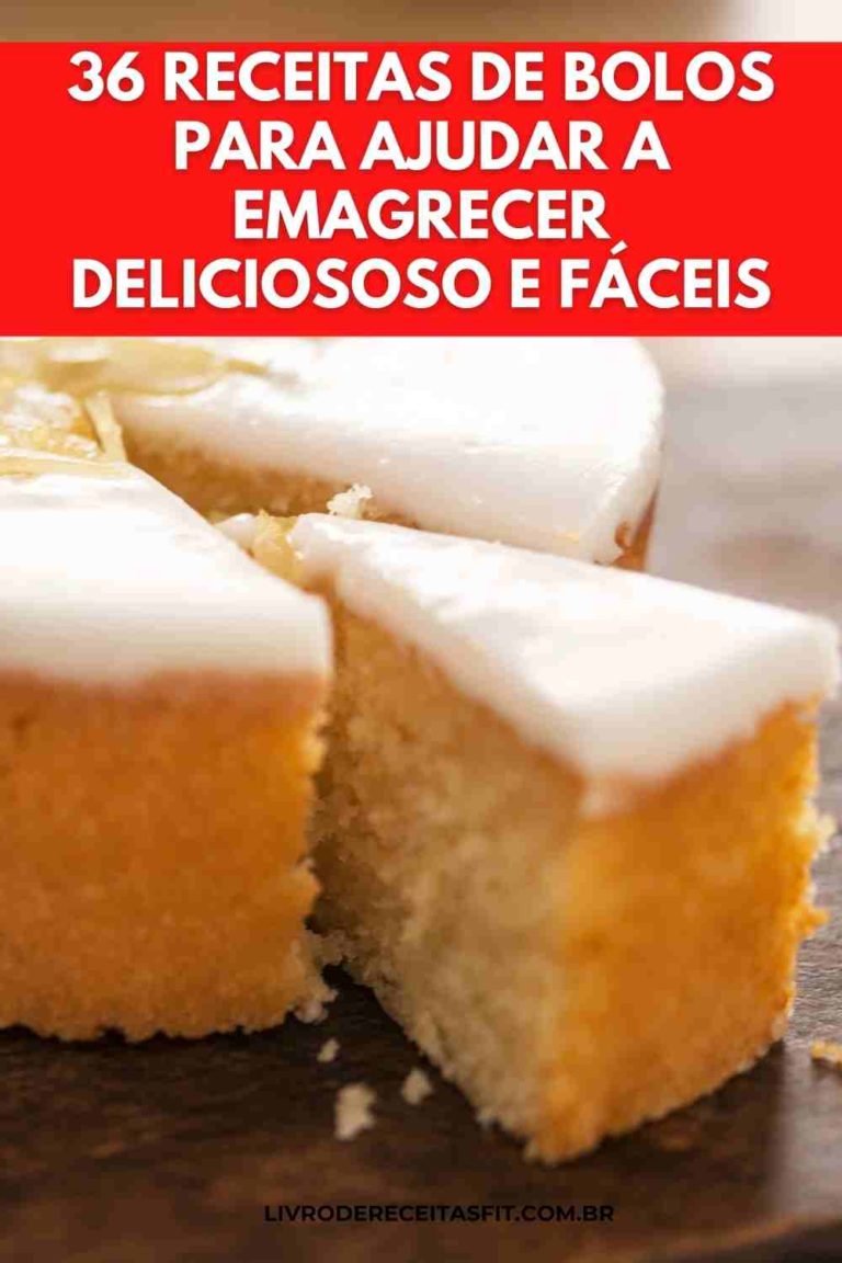Read more about the article 36 Receitas de bolos para ajudar a emagrecer deliciososo e fáceis