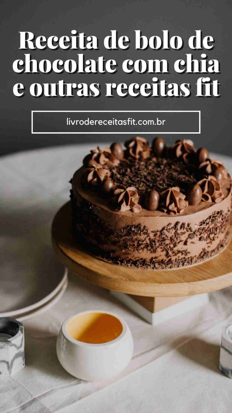 Read more about the article Receita de bolo de chocolate com chia e outras receitas fit