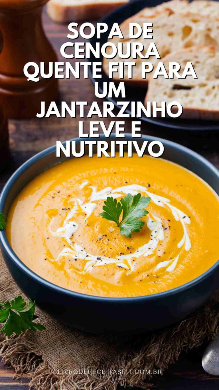 Read more about the article Sopa de cenoura quente fit para um jantarzinho leve e outras receitas fit