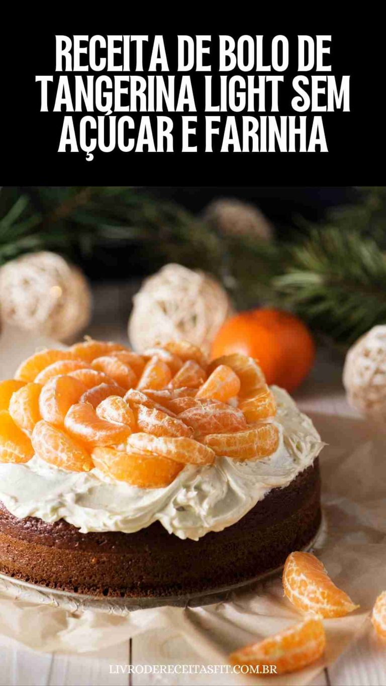 Read more about the article Receita de bolo de tangerina light sem açúcar e farinha