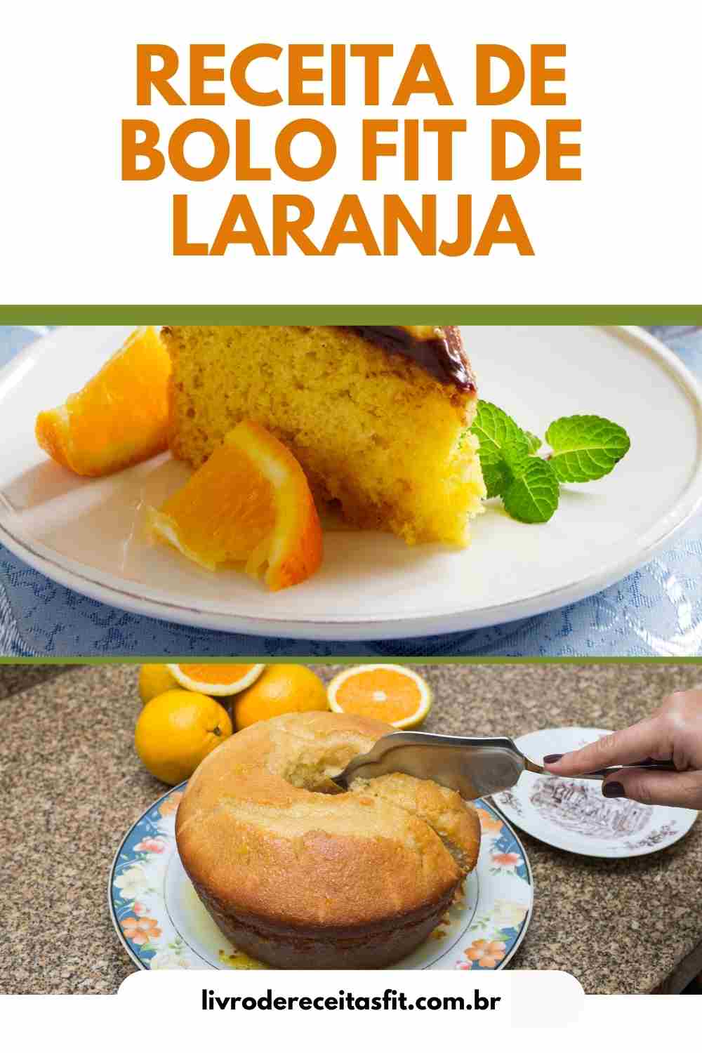 Receita de bolo fit de laranja