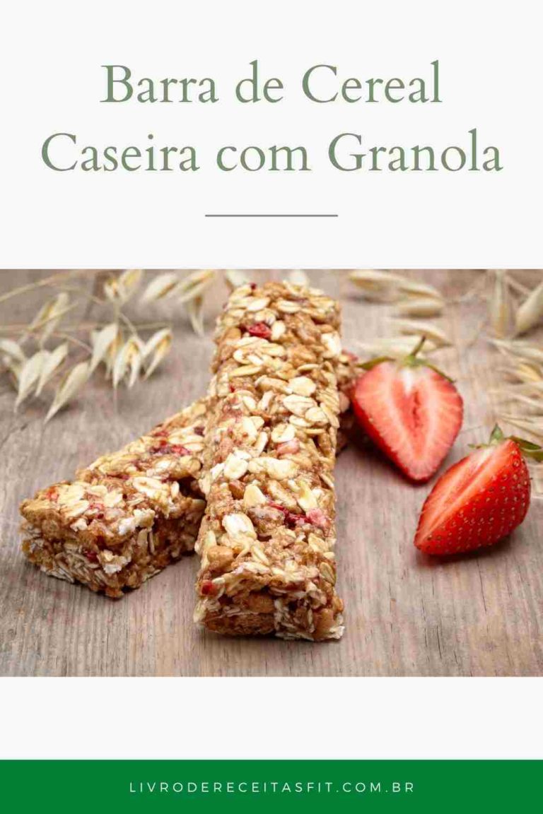 Read more about the article Barra de Cereal Caseira com Granola