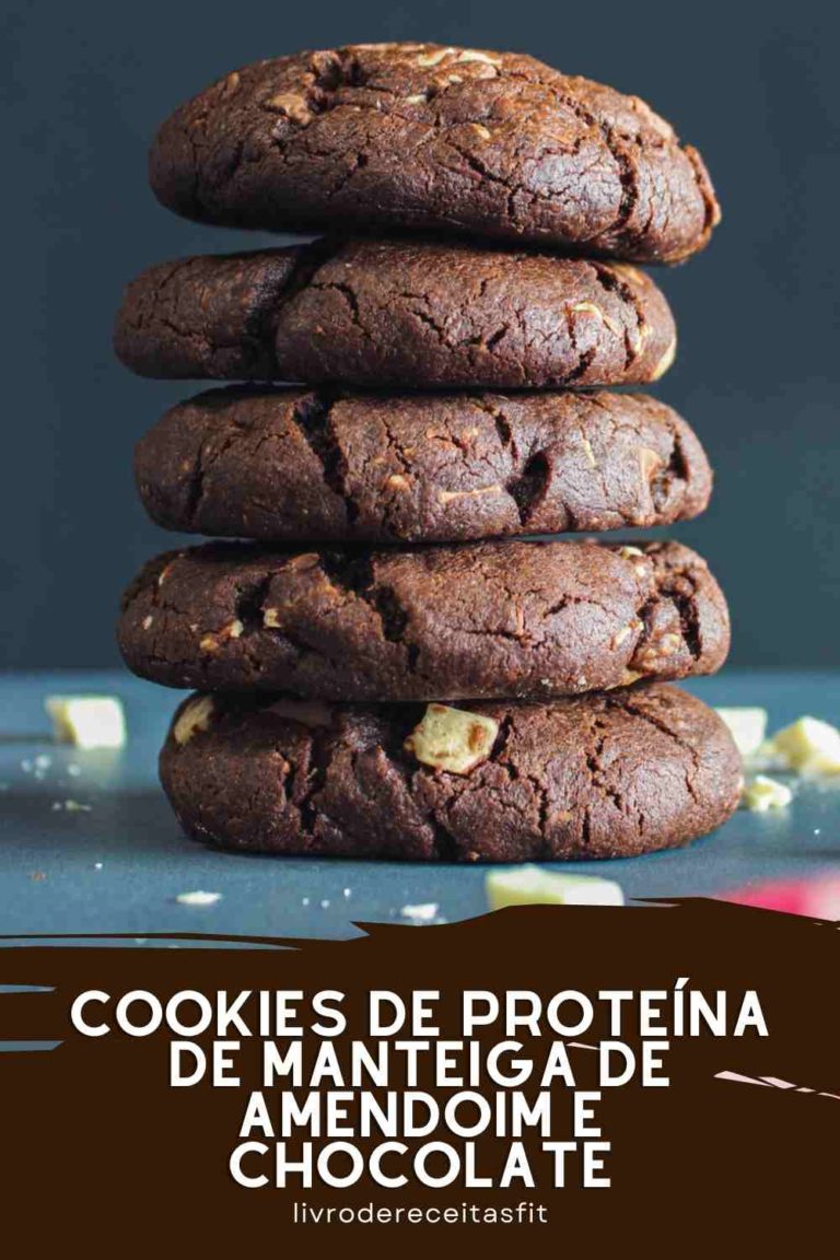 Read more about the article Cookies de Proteína de Manteiga de Amendoim e Chocolate