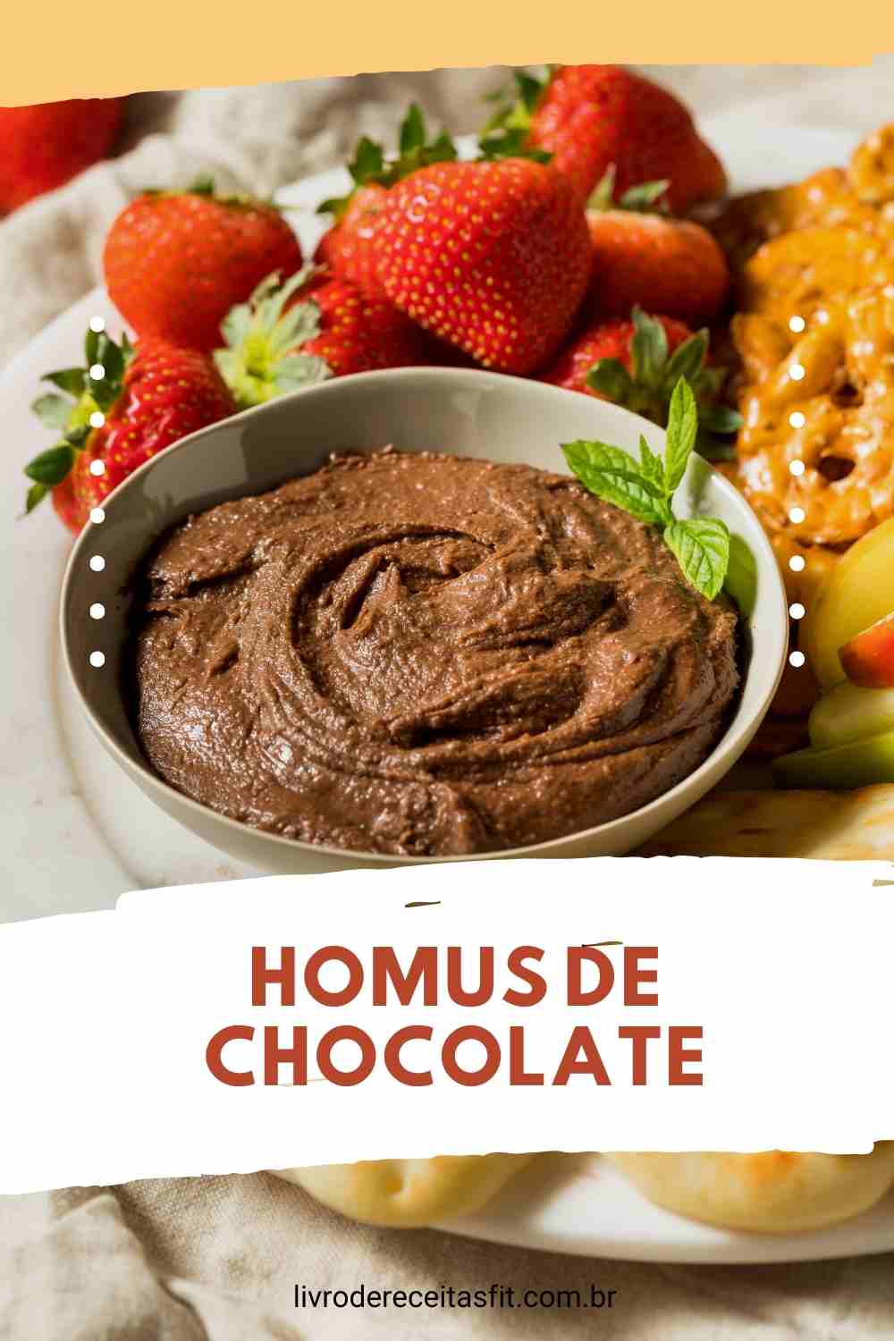 You are currently viewing Homus de Chocolate – Saudável e Cremoso