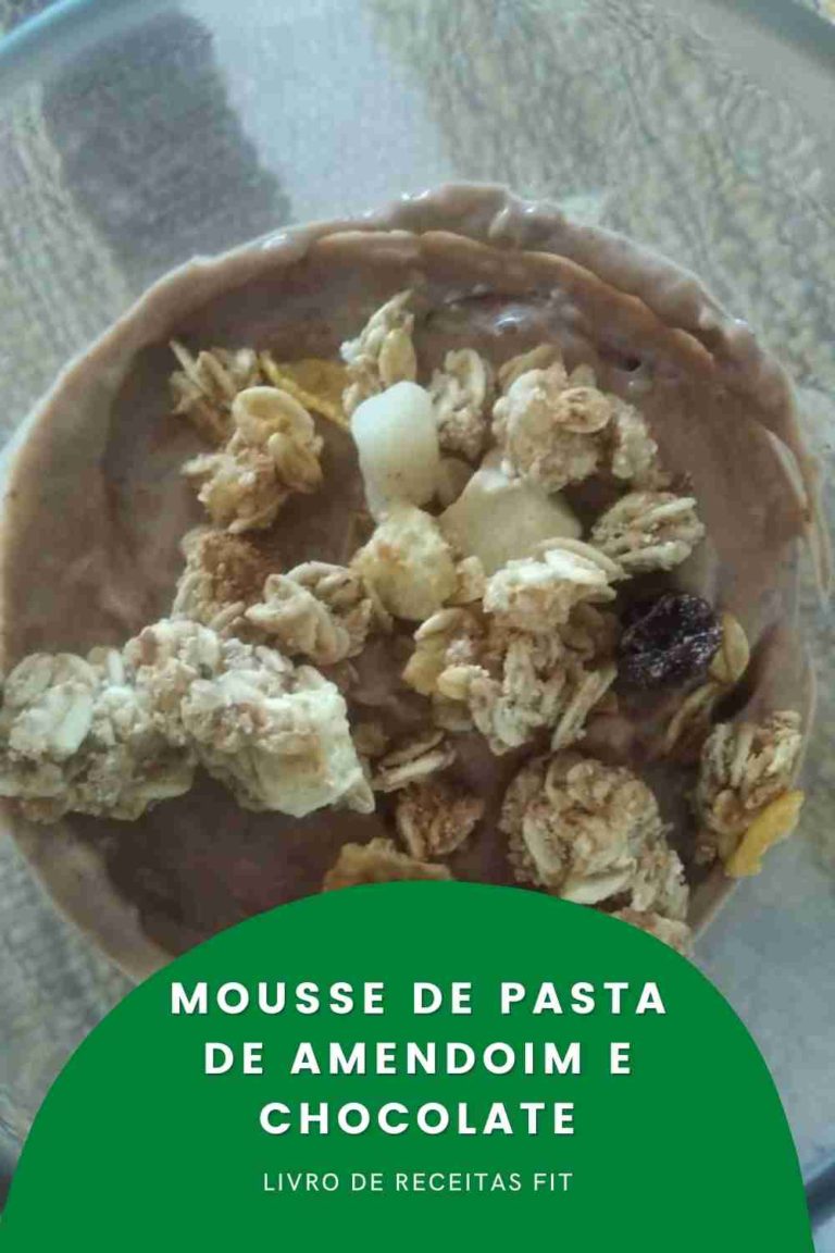 Read more about the article Mousse de Pasta de Amendoim e Chocolate Saudável