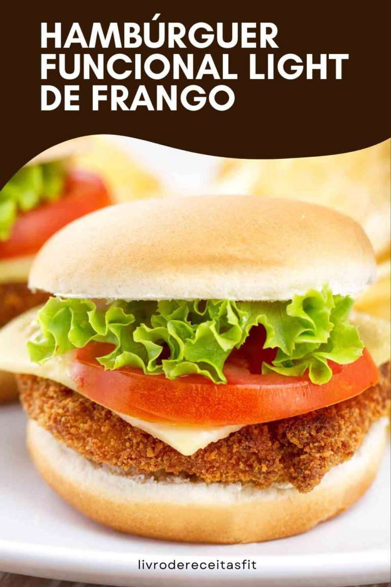 Read more about the article Receita de Hambúrguer Funcional Light de Frango