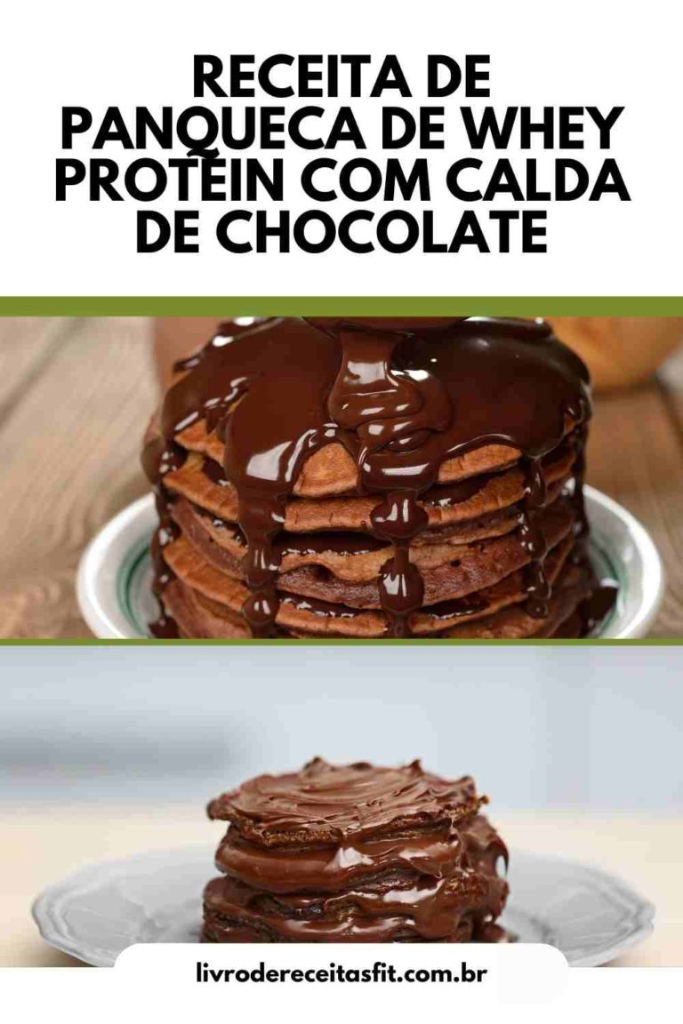 Read more about the article Receita de panqueca de whey protein com calda de chocolate