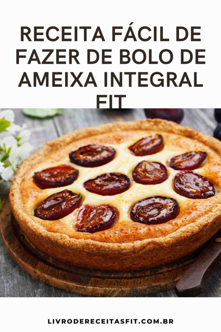 Read more about the article Receita fácil de fazer de bolo de ameixa integral fit